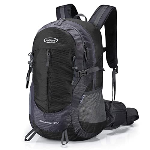 Image of G4Free 35L Waterproof Hiking Backpack Outdoor Rucksack Trekking Daypack for Camping Hiking Backpacking Climbing with Rain Cover