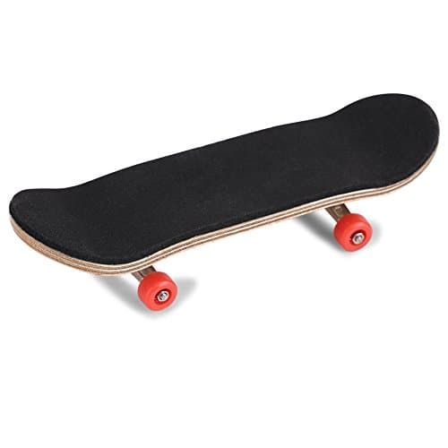Image of Culnflun Maple Wooden Alloy Fingerboard Finger Skateboards 96 x 28 mm, With Box Reduce Pressure Kids for Relaxing Brain (Red)