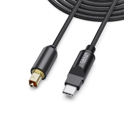 Image of Cubilux USB C to TOSLINK Optical Audio Cable, Unidirectional Type C to SPDIF Digital Aux Cord, S/PDIF Transmitter Compatible with Computer/Laptop/PC MacBook(5.1 Surround Sound) and PS5(Stereo), 6.6 FT
