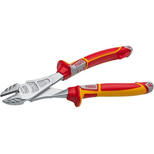 Image of Nws 137-49-VDE-180-SB N137-49-VDE-180-SB Number 137-49 VDE Heavy Duty Side Cutter, Silver/Red, 180 mm