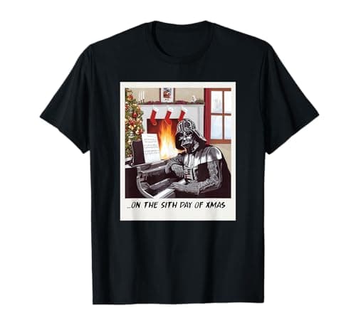 Image of Star Wars Darth Vader Sith Day of Xmas Holiday T-Shirt