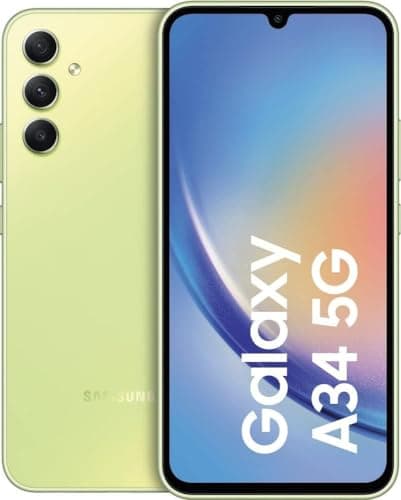 Image of Samsung Galaxy A34 5G 6GB_128GB light green (Renewed)