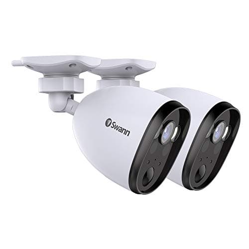 Image of Swann Security Spotlight Motion Security Camera with 2-Way Audio - Twin Pack