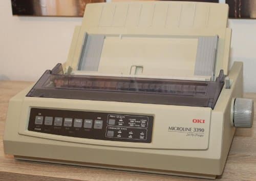 Image of Oki - Microline 3390 - Printer - B W - dot-matrix - 254 mm (width) - 360 dpi x 360 dpi - 24 pin - up to 390 char sec - parallel, USB