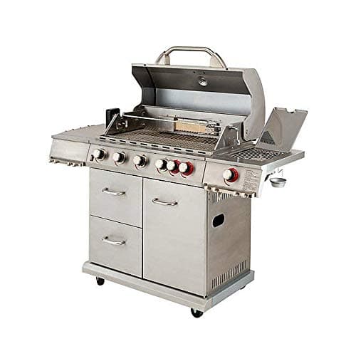 Image of 6 Burner & Side Burner Gas BBQ Grill Barbecue
