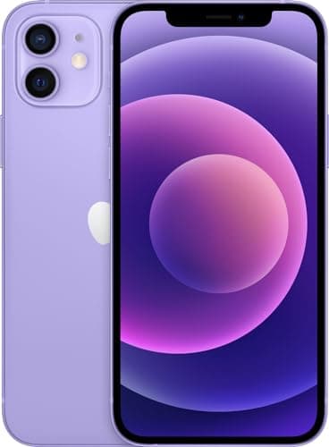 Image of Apple iPhone 12, 256GB, Purple - (Renewed)
