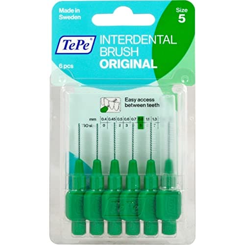 Image of TEPE INTERDENTAL Brushes - Green 0.8MM