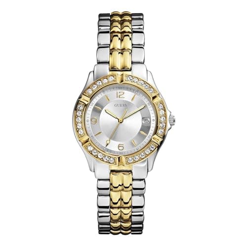 Image of GUESS Women's Analog Quartz Watch with Stainless Steel Strap U0026L1