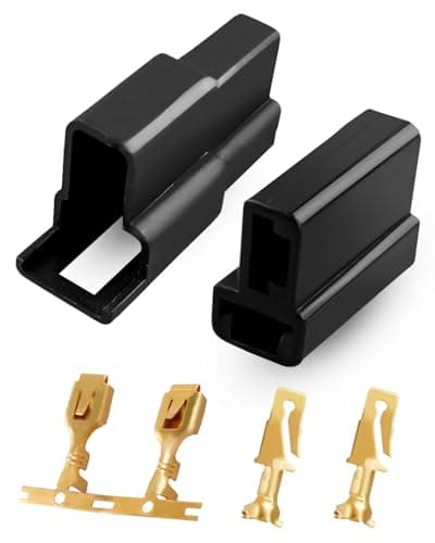 Image of NTSUMI 2Pcs Male & Female Connector Plug Set Replace R77476 T28586 Fit for John Deere Clutch Wire Harness, with 14 to 18 gage Male and Female Terminals