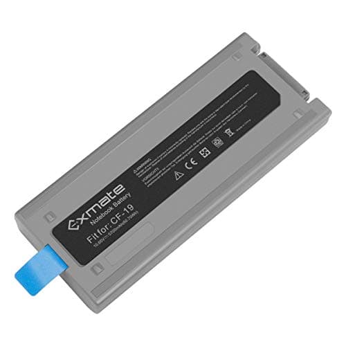 Image of Exmate 10.65V 5700mAh Laptop Battery CF-VZSU48 for Panasonic Toughbook CF19 CF-19 CF-VZSU28 CF-VZSU48R CF-VZSU48U CF-VZSU50 CF-VZSU58U