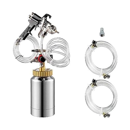 Image of High Pressure Paint Pot 2L Paint Tank Sprayer 1.8mm Nozzle W Spray Gun & Hose for Commercial Industrial Finishing Coating