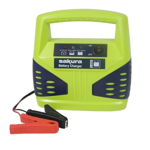 Image of Sakura 8 Amp 12 V Car Battery Charger SS3631 – For Vehicles Up To 2.5L / 2500CC - Lead Acid Batteries Capacity 15 Ah To 120 Ah