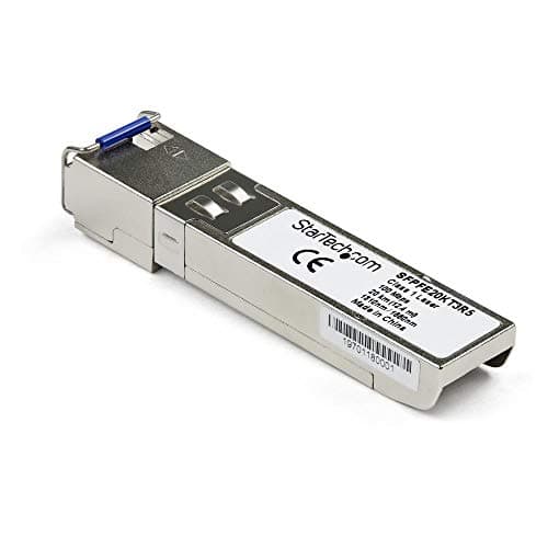 Image of StarTech.com Juniper SFP-FE20KT13R15 Compatible SFP Module - 100BASE-BX-U - 100 Mb Ethernet BiDi Fiber Single Strand SFP - LC 20km (SFPFE20KT3R5)