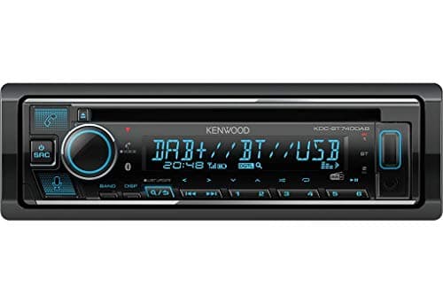 Image of Kenwood KDC-BT740DAB CD Receiver, With Built-in Bluetooth, DAB+ Digital Radio, USB Input, Amazon Alexa