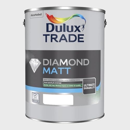 Image of DULUX TRADE DIAMOND MATT ROCK SALT 5L
