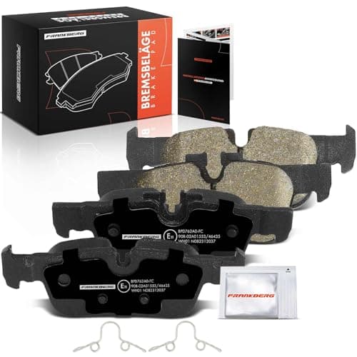Image of Frankberg Brake Pad Set incl. 4x Pads Rear Compatible with I3 I01 1 Series F40 X1 F48 2 Active Tourer F45 2 Gran Tourer F46 Replace# 34216859917