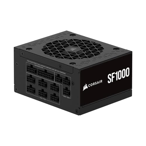 Image of CORSAIR SF1000 (2024) Fully Modular Low Noise 80 PLUS Platinum ATX Power Supply – ATX 3.1 Compliant – PCIe 5.1 Ready – SFX-to-ATX Bracket Included – Black