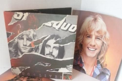 Image of STATUS QUO live, gatefold, double album with poster, 6641 580