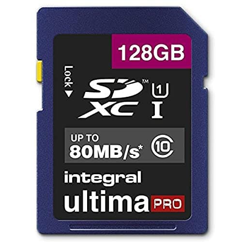 Image of Integral INSDX128G10-80U1 UltimaPro 128 GB Class 10 SDXC Memory Card