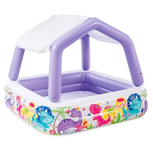 Image of Intex Sunshade Aquarium Pool, Multicolored, 157x157x122 cm, 57470, Assorted colors, 1 piece