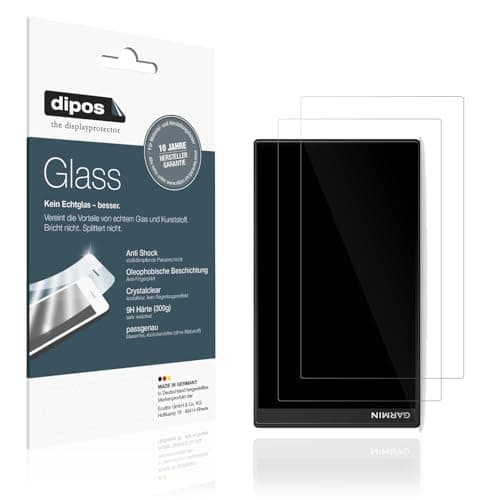 Image of dipos I 2x Screen Protector compatible with Garmin Camper 795 MT-D Eu Flexible Glass 9H Display Protection