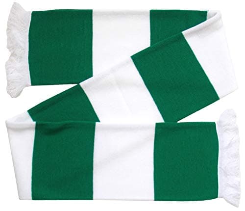 Image of Arena Scarves Celtic Supporters Green and White Retro Bar Scarf