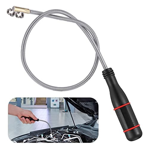 Image of 60CM Flexible Magnetic Pickup Tool, Strong Magnetic Pick Up Tools with Non-Slip Handle, Telescopic Magnet, Portable Magnetic Pick up Tool, Mechanic Tools for Men