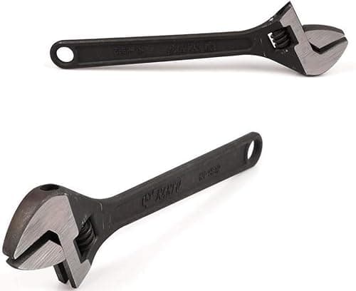 Image of Huini 18" Ajustable Spanner Wide Mouth Adjustable Wrench, 52mm Extra Wide Jaw - 450mm Length Multifunctional Spanner Tool for Household Workshop Garage