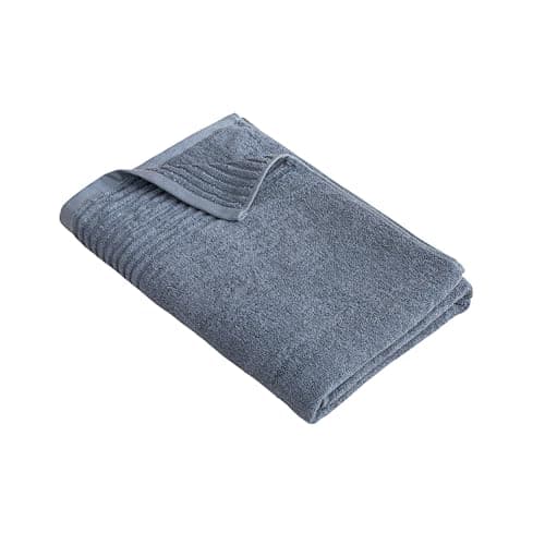 Image of CUBE HOME Luxury 100% Bamboo Bath Towel - 90 x 180 cm - Natural Bamboo, Highly Absorbent, Quick Dry and Hypoallergenic (Eclipse Navy)