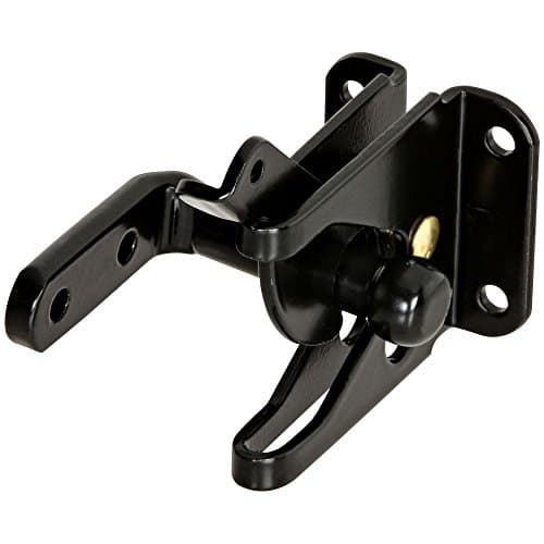 Image of National Hardware N101-337 101.337 Automatic Gate Latches, Black, 1 Pack