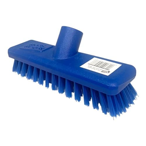 Image of Robert Scott WDHYBL-1 Washable Deck Scrub,9", Blue