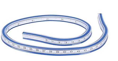 Image of Flexi Rule Flexible French Curve Drafting Ruler Technical Drawing Tool 50cm Long