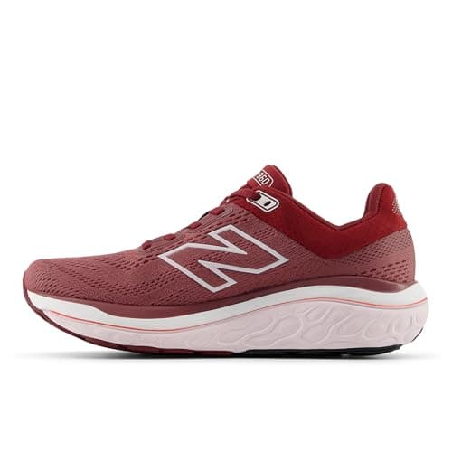 Image of New Balance Women's Fresh Foam X 860 V14 Running Shoe, Washed Burgundy/Monarch Burgundy/Pink Granite, 7 UK