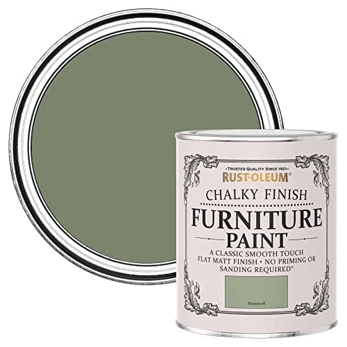 Image of Rust-Oleum Green Upcycled Furniture Paint in Chalky Finish - Bramwell 750ml