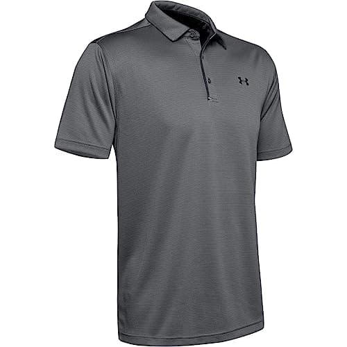 Image of Under Armour Men Tech Polo Polo - Graphite/ Black/ Black (040), 4XL