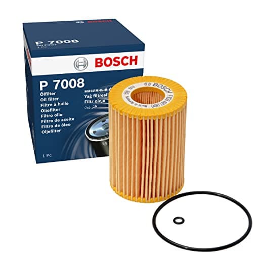 Image of Bosch P7008 Car Oil Filter - Separates Soot and Metal Particles from Engine Oil - Provides Reliable Engine Lubrication