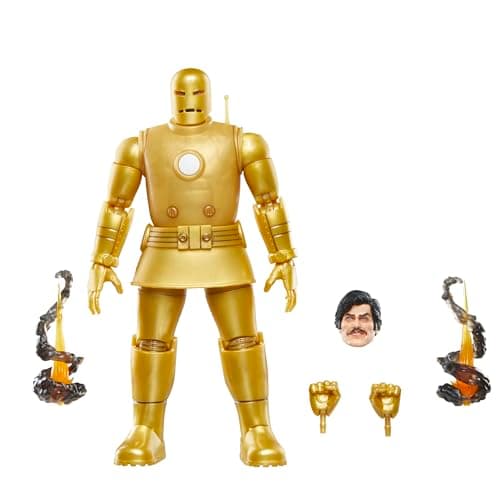Image of Marvel Legends Series Iron Man (Model 01 - Gold) Comics Action Figure