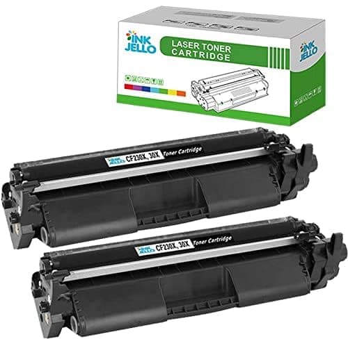 Image of Inkjello Toner Cartridge For Printer, Compatibile with HP LaserJet Pro M203 M203dn M203dw MFP M227 M227fdn M227fdw M227sdn CF230X with Chip (Black, 2-Pack)