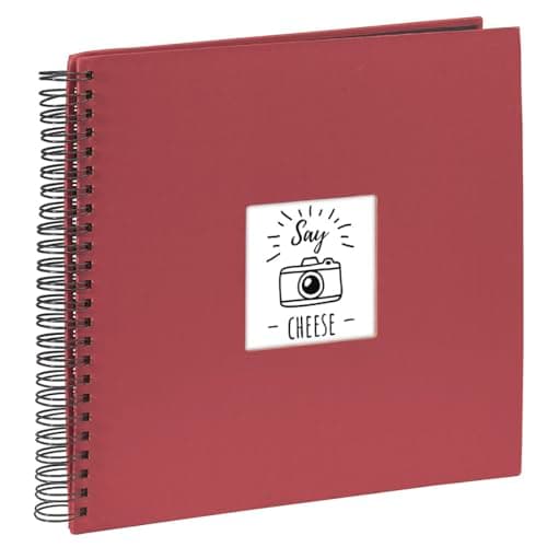 Image of Hama | Fine Art Spiral Photo Album | 36 x 32cm 50 Black Pages | Burgundy w/Black Pages,00090144