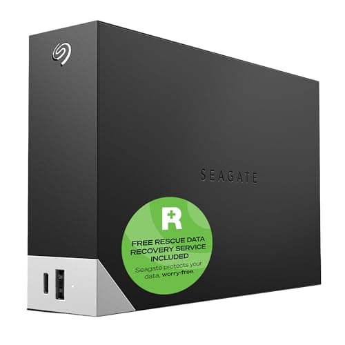 Image of Seagate One Touch Hub 20TB, External Hard Drive Desktop HDD, USB-C & USB 3.0 port, for Computer Desktop Workstation PC Laptop Mac (STLC20000400)