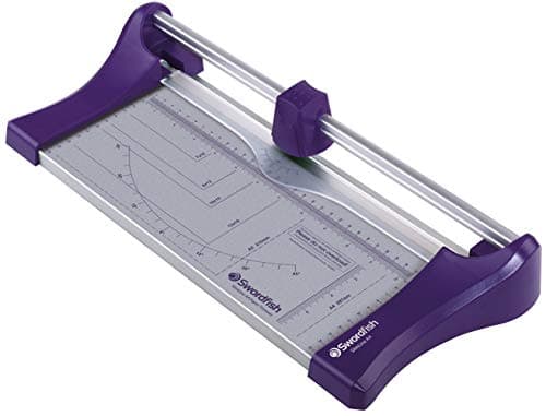 Image of Swordfish 40359 A4 Slimline 10-Sheet Paper Trimmer [Purple]