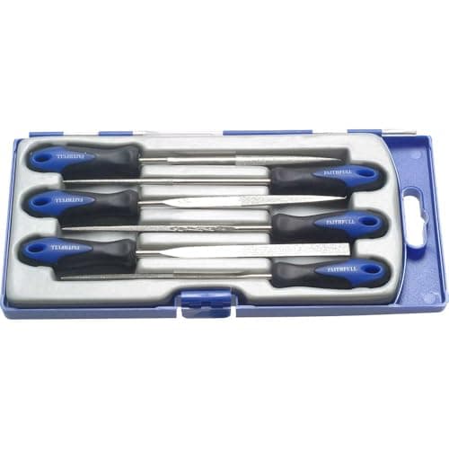 Image of Faithfull PPDIAMOND Diamond Needle File Set (6 Pieces)