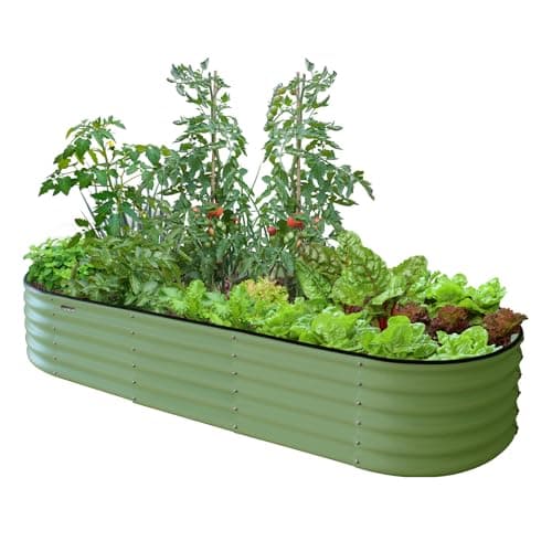 Image of VegTrug VegTub Modular Metal Raised Bed Kit - Sage Green
