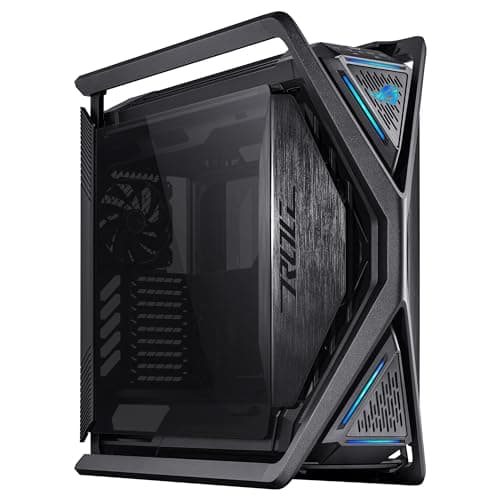 Image of ROG Hyperion GR701 BTF Edition E-ATX Gaming Computer Case, BTF Connectors, Compatible with 420mm Radiators, 4x 140mm Fans, ARGB Fan Hub, 60W Fast Charging