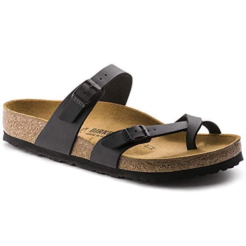 Image of Birkenstock MAYARI Birko-Flor, Women's Flip Flops, Black (Black), 5 UK (38 EU)