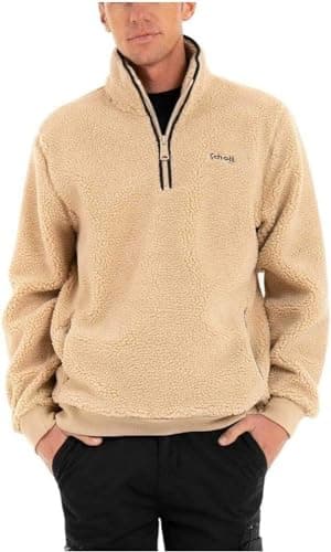 Image of Schott NYC SWANDRIC 1 Sweatshirt, Beige, XL for Men