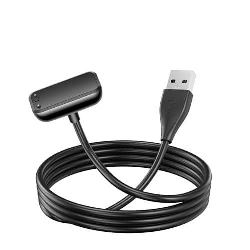 Image of TwinkleHom 3.3Ft Charger for Fitbit Charge 6/Charge 5, Magnetic USB Charging Cable Compatible with Fitbit Charge 5/Charge 6 Smartwatch Fitness Tracker (100cm, Black)