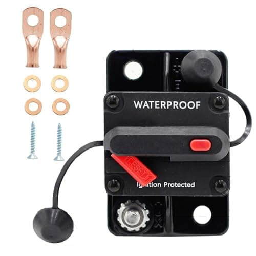 Image of 12V Circuit Breaker - RCD Circuit Breaker | 20A UK plug RCD socket adapter | RCD Adapter Protection for RCD Plug Safety Pool Pump, Power Pressure Washer, Air Conditioner, Hair Dryer