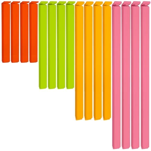 Image of 40 Pack Sturdy Food Bag Clips for Food Storage Bags in 4 Assorted Sizes and Colours - Food Clips for Keeping Food Fresh. Bag Clip for Food Storage and Sandwich Bags (40 Pack)