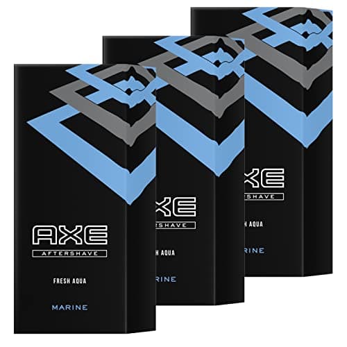 Image of 3 x Axe Aftershave Marine Fresh Aqua je 100ml for men Rasierwasser für den Mann